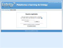 Tablet Screenshot of elearning.entelgy.com